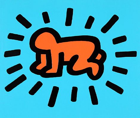 Radiant Baby (Icons)  by Keith Haring