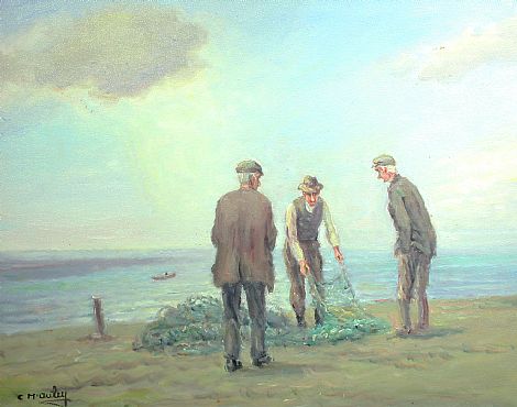 Old Hands At The Nets by Charles McAuley