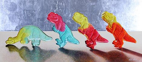 Dinosaur Line Up by Gordon Harris
