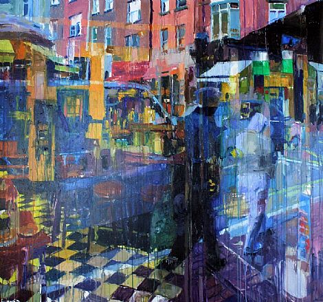 Passers By (South William Street, Dublin) by Colin Davidson