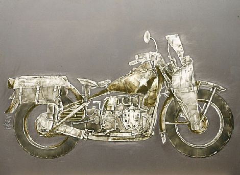 Harley Davidson Military XA by Jonathan Aiken