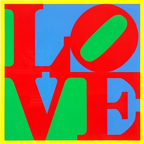 Heliotherapy Love by Robert Indiana